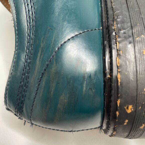 KENZO Teal Black Speckled Lug Sole Streetwear Dress Shoes Mens Size EU 43/US 9.5 main image 7